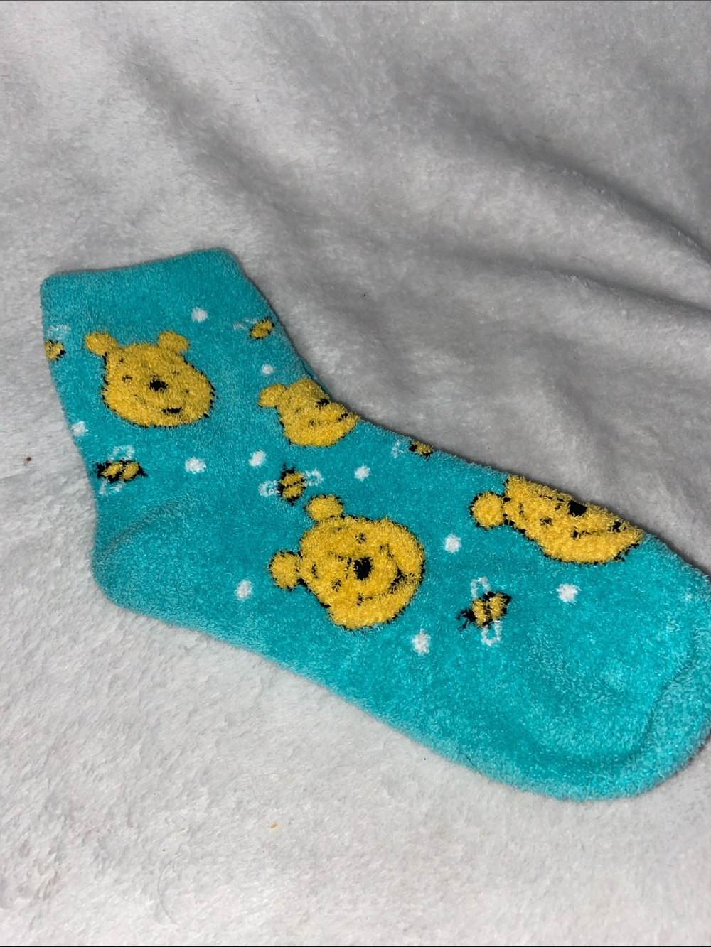 Winnie the Pooh fuzzy socks